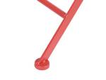 Gartentisch SCARIO Rot - Metall - 70 x 75 x 50 cm