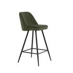 Lot de 2 tabourets de bar EUGENE Vert