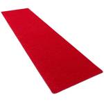 Hochflor Velours Läufer Teppich Luna Rot - 80 x 320 cm