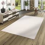 Hochflor Velours Teppich Luna Weiß - 80 x 320 cm