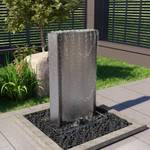 Gartenbrunnen Silber - Metall - 61 x 123 x 123 cm