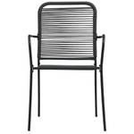 Chaise de jardin Noir - Métal - 54 x 86 x 56 cm