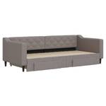 Lit de jour avec Lit gigogne 3030076-6 Taupe