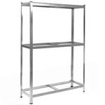 Reifenregal E36 Braun - Grau - Metall - 120 x 180 x 40 cm