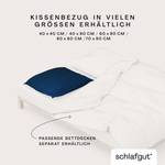 Kissenbezug Woven Fade Satin Nachtblau - 80 x 80 cm