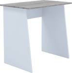 Schreibtisch Masola Eiche Sonoma Dekor - Weiß - Breite: 80 cm