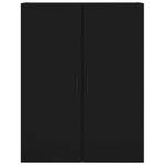 Highboard DE4947 Schwarz - Holzwerkstoff - 34 x 180 x 70 cm