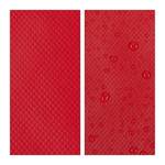 3 x Bierzeltgarnitur Auflage rot Rot - Textil - 100 x 1 x 250 cm