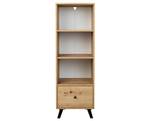 Standregal Berlin 52 AO Braun - Holzwerkstoff - Kunststoff - 45 x 134 x 40 cm