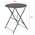 Bistro-Set Caprile (3-teilig) Grau