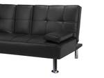 3-Sitzer Sofa ROXEN Schwarz - Silber