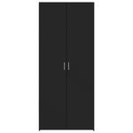 Highboard DE3408 Schwarz - Holzwerkstoff - 43 x 185 x 70 cm