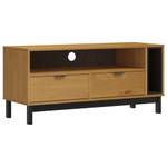 TV-Schrank D859 Braun - Massivholz - 40 x 50 x 110 cm