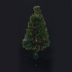 Sapin de Noel Fibre Optique - H60 - sect Vert - Matière plastique - 30 x 30 x 30 cm