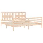 Bettgestell-K-22266 Braun - Holzwerkstoff - 206 x 100 x 206 cm