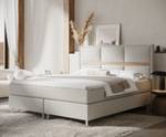 Boxspringbett Soto Beige - Breite: 200 cm