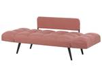 2-Sitzer Sofa BREKKE Schwarz - Pink