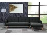 Ecksofa , Konvertirbar " Jules " 3 Sitze Grau - Textil - 148 x 75 x 275 cm