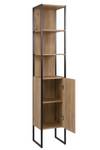 Hochschrank BROOKLIN HC35 1D Beige - Holzwerkstoff - 35 x 185 x 33 cm