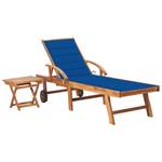 Chaise longue 3007889-2 Bleu cobalt