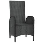 Gartenstühle 2er Set D2934 Schwarz - Rattan - 109 x 50 x 63 cm