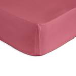 Drap housse 100% coton Naf Naf CASUAL Rose vieilli - Largeur : 90 cm