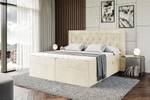 Boxspringbett NOEL Beige - Breite: 200 cm - H3