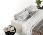 Boxspringbett Yoko Beige - Grau - Breite: 160 cm - H2