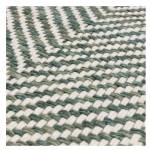 Tapis de salon en jute et coton VIGA Vert - 120 x 170 cm