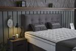 Boxspringbett MODEGREY mit 2 Kommoden Breite: 140 cm