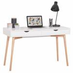 Schreibtisch SKANDI Weiß - Holzwerkstoff - 120 x 75 x 48 cm