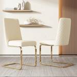 Freischwinger VELVSun (2er Set) Beige - Gold - 2er Set