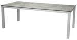 Esstisch Llama Weiß - Metall - 100 x 75 x 205 cm