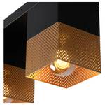 Deckenleuchte Renate Schwarz - Gold - Metall - 10 x 16 x 54 cm