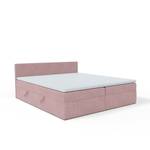 Boxspringbett Doppelbett Menorca Pink - Breite: 140 cm