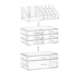 2 x Make Up Organizer transparent Durchscheinend