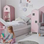 Kinderkleiderschrank MIRUM Pink - Rosé - Weiß