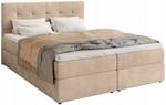 Boxspringbett DETROIT Beige - Breite: 160 cm