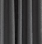 Akustikvorhang schwarz blickdicht Grau - Textil - 140 x 245 x 1 cm
