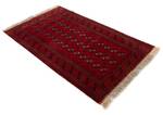 Tapis Afghan VII Rouge - Textile - 104 x 1 x 179 cm