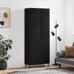 Highboard DE4947 Schwarz - Holzwerkstoff - 34 x 180 x 70 cm