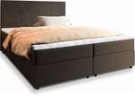 Boxspringbett MADO Braun - Textil - 140 x 98 x 207 cm