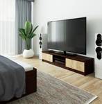 Meuble TV K160 2T 1S CLP Imitation chêne de Sonoma - Imitation wengé