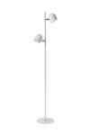 Stehlampe SKANSKA Weiß - Metall - Kunststoff - 32 x 141 x 23 cm