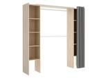 Offener Kleiderschrank DORIAN Beige