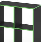 Meuble de rangement cube Tetra 37183 Noir - Vert