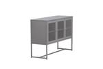 Buffet Malla 2 Gris lumineux - Blanc