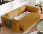 Sofa Bali Gelb - Holzwerkstoff - 255 x 59 x 105 cm