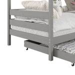 Lit cabane CLIA 90x190 cm Gris