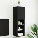 TV-Schrank mit LED-Leuchten D858 Schwarz